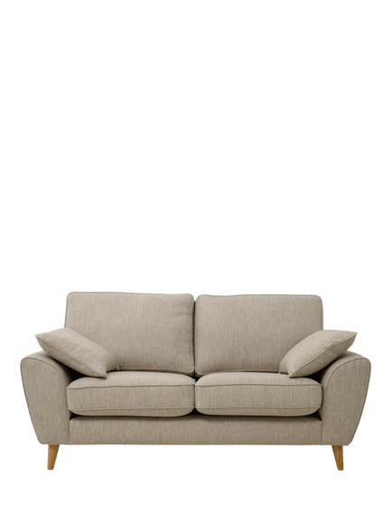 John Lewis Ambleside Large 3 Seater Sofa, Light Leg, Textured Weave Natural