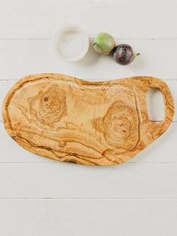 Selbrae House Olive Wood Carving Board, 47cm, Natural - view 2, 