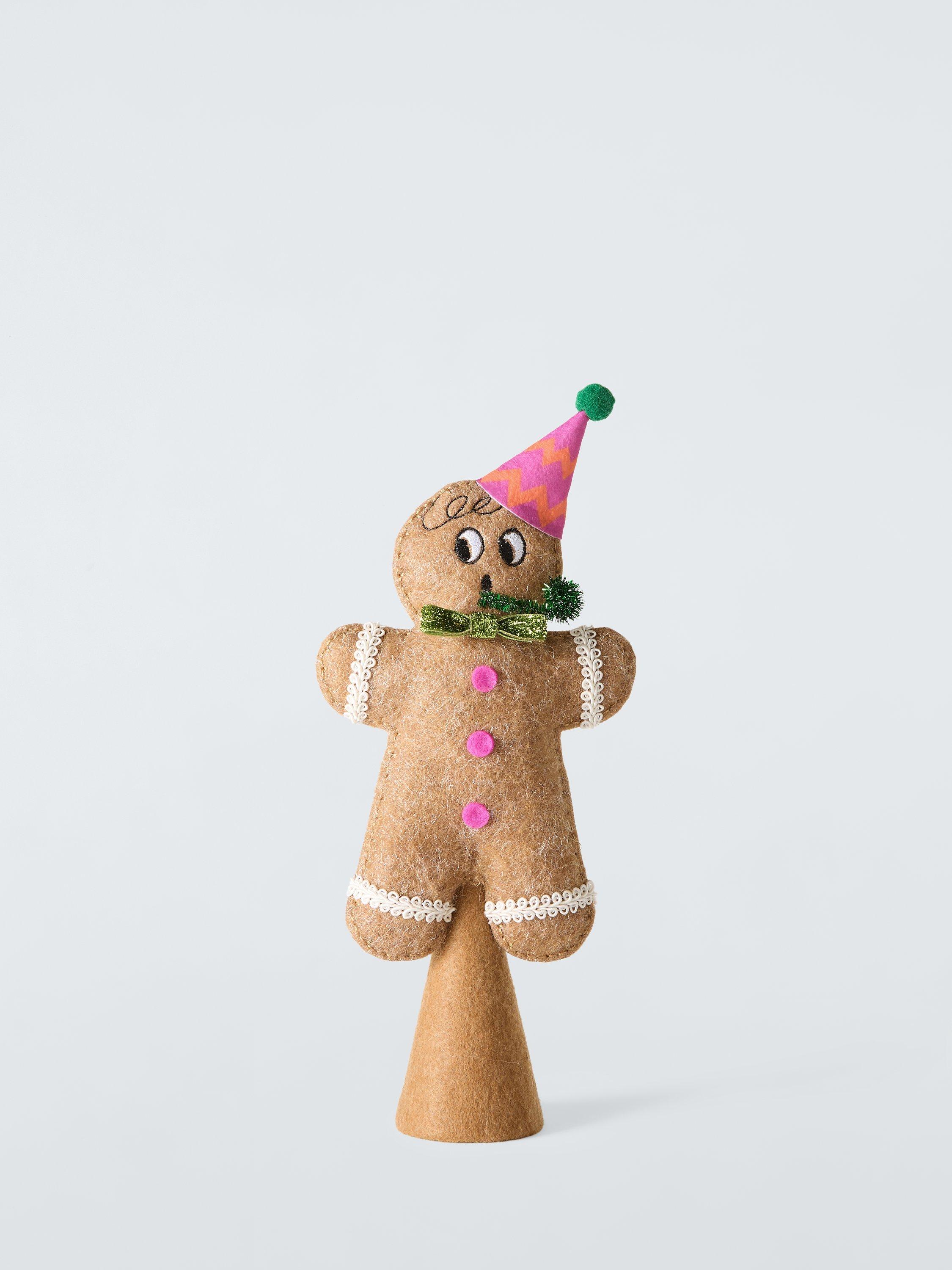 John Lewis Sugar & Spice Gingerbread Man Felt Tree Topper