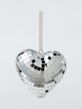 John Lewis Sugar & Spice Disco Ball Heart Tree Decoration