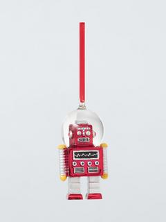 John Lewis Robot Snow Globe Bauble