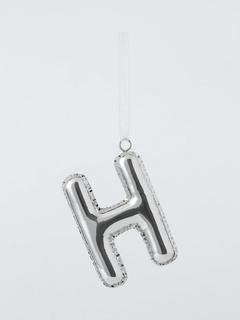 John Lewis Balloon Letter Bauble, H