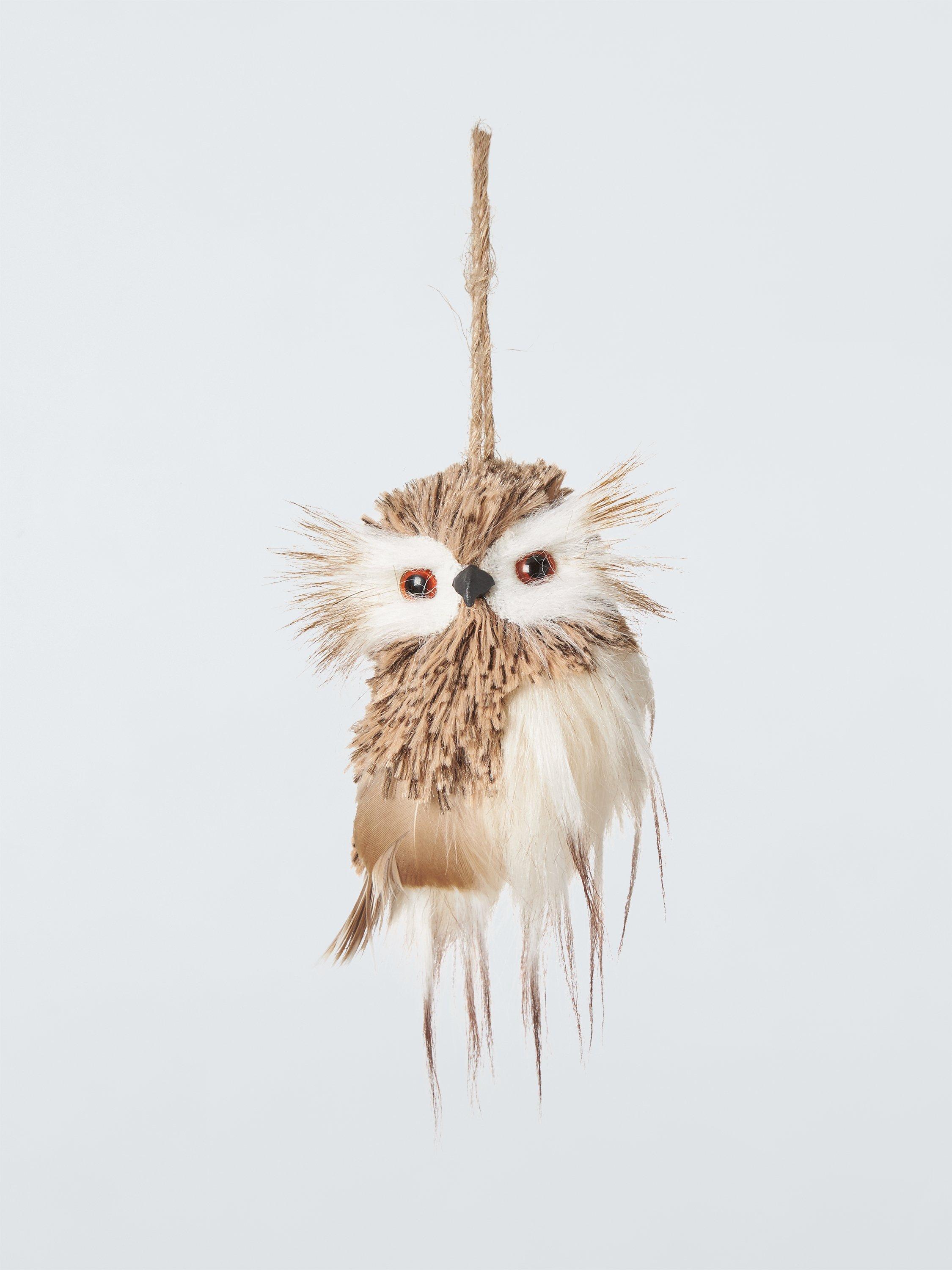 John Lewis Dawn & Dusk Feather Owl Tree Decoration
