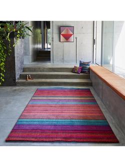Margo Selby Bridge Stripe Wool Rug, Multi - view 2, Multi