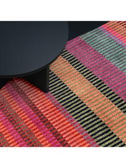 Margo Selby Bridge Stripe Wool Rug, Multi - view 2, Multi