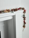 John Lewis Pine Cone and Apple Garland, L180cm