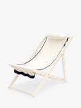 Business & Pleasure Co. Garden Deckchair & Sling, Riviera White