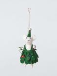 John Lewis Christmas Lights Mouse Felt Tree Decoration