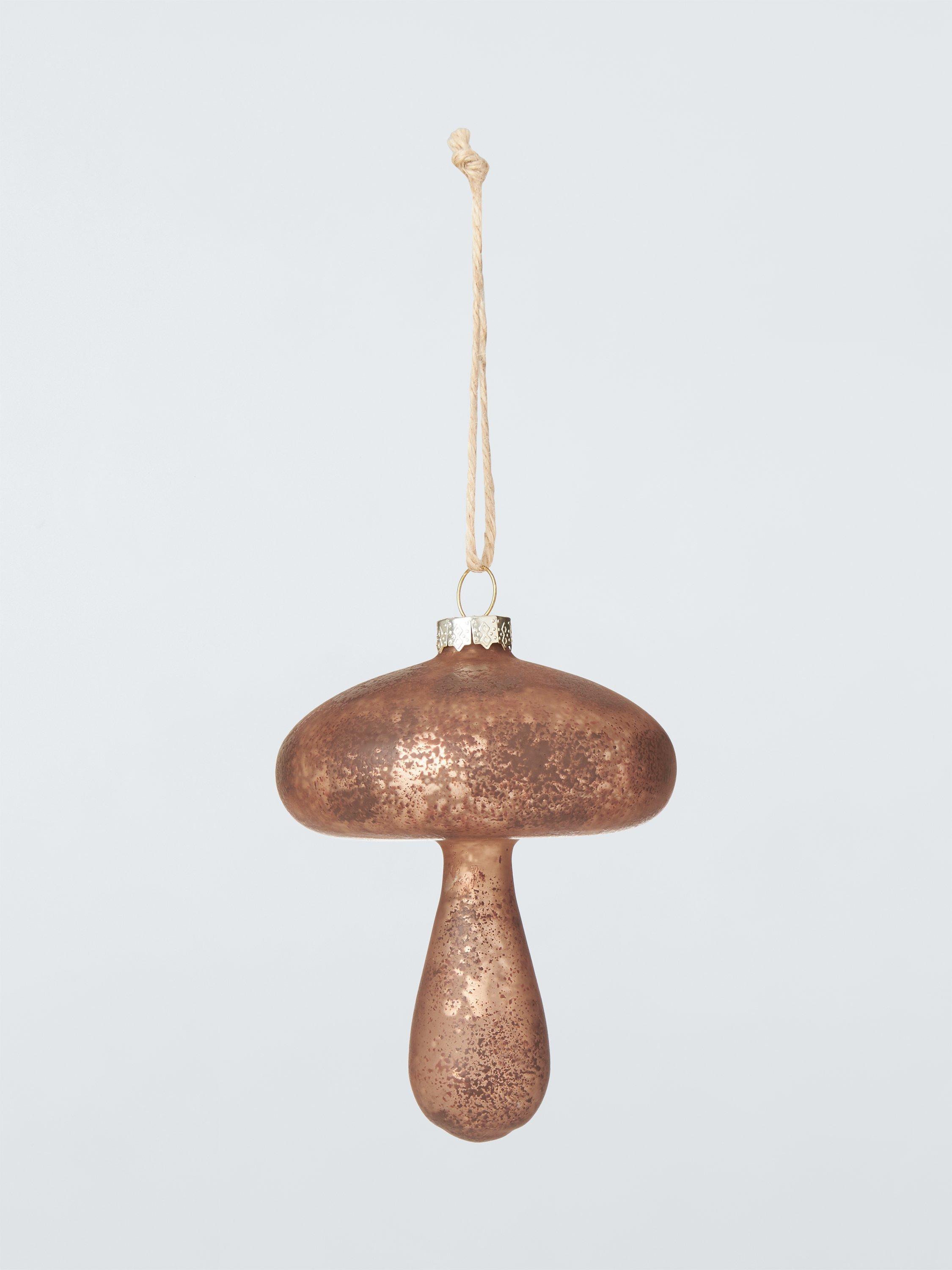 John Lewis Dawn & Dusk Mushroom Bauble, Antique Copper