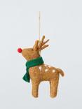 John Lewis Dawn & Dusk Felt Reindeer Tree Decoration