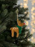 John Lewis Dawn & Dusk Felt Reindeer Tree Decoration