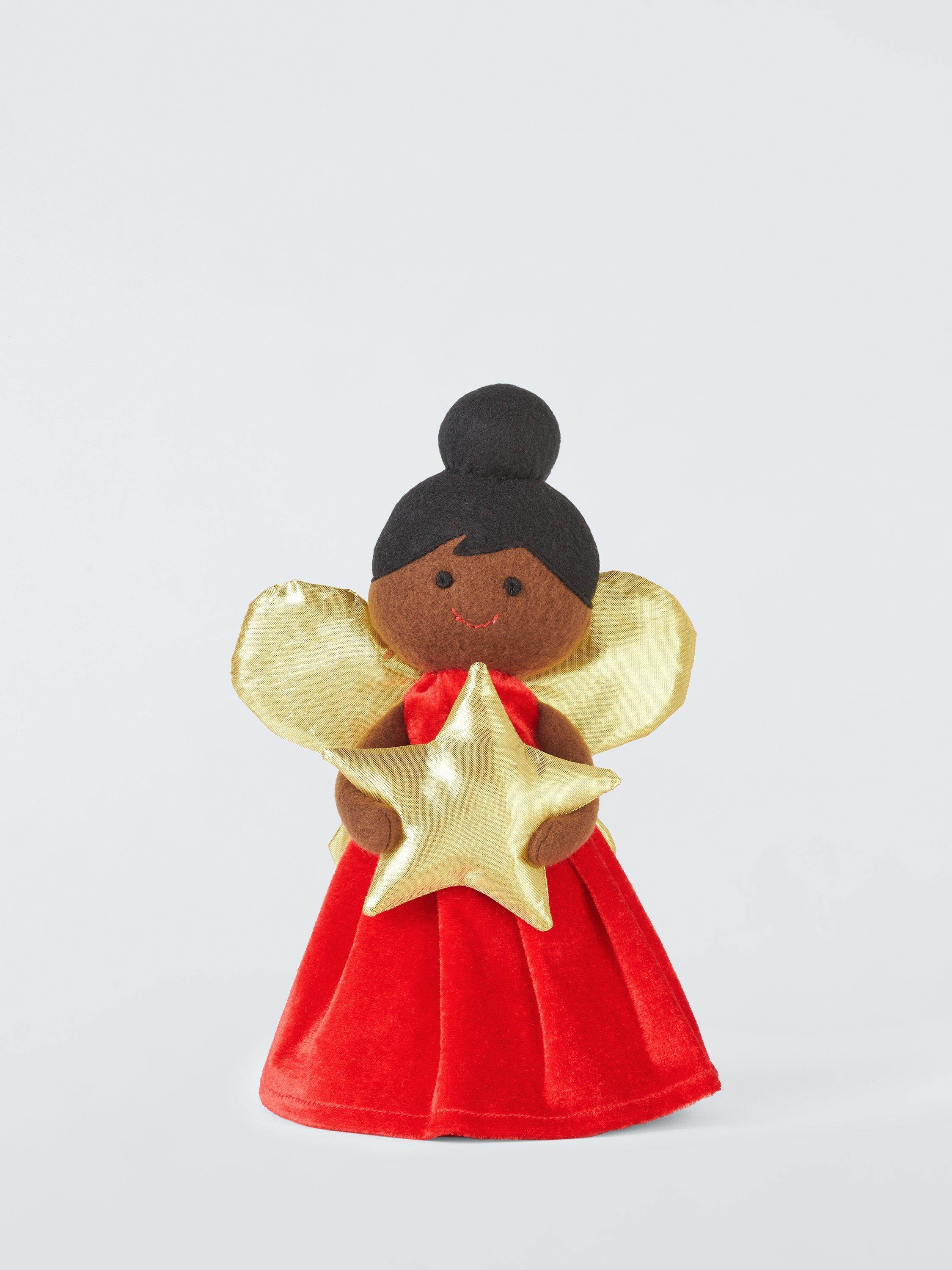 John Lewis Fairy Felt Tree Topper, Red