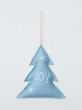 John Lewis Trinket & Treasure Denim Tree Decoration