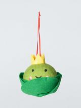 John Lewis King Sprout Knitted Tree Decoration