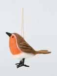 John Lewis Dawn & Dusk Felt Robin Tree Decoration