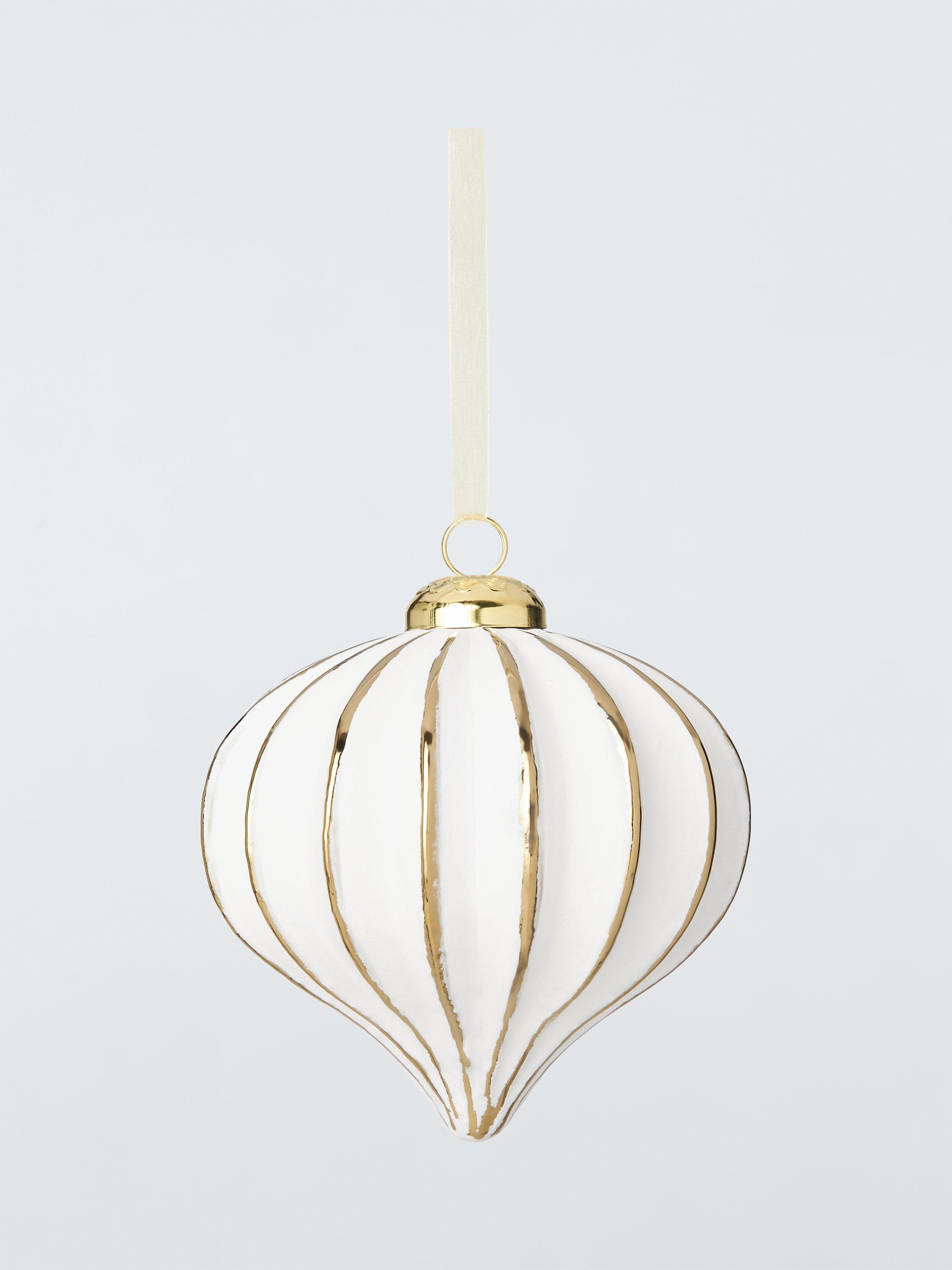 John Lewis Wisdom & Wonder Ribbed Onion Bauble