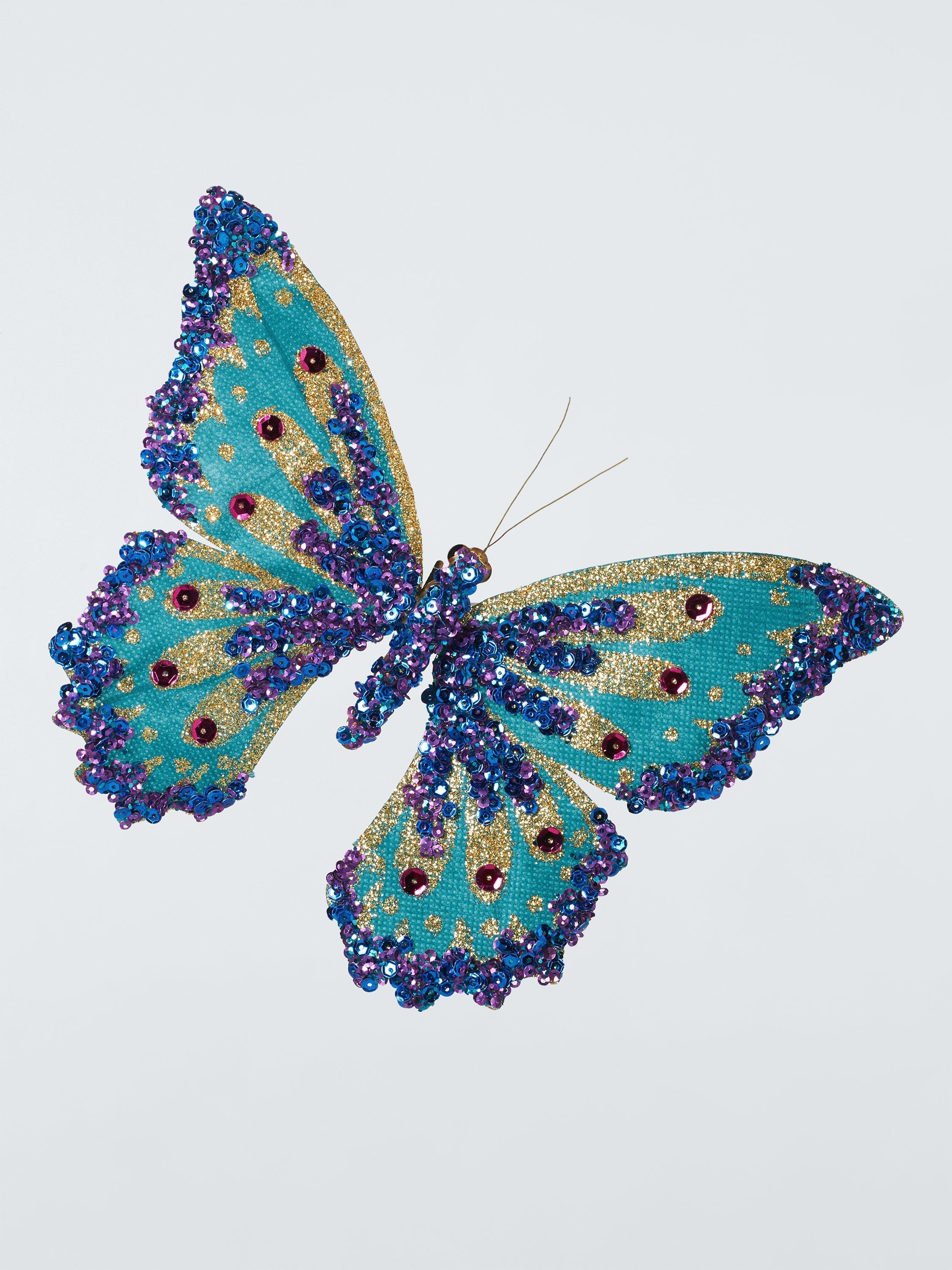 John Lewis Butterfly Clip On Tree Decoration