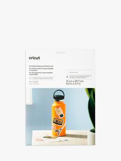 Cricut Printable A4 Waterproof Sticker Set, Transparent