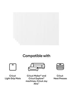 Cricut Printable A4 Iron-On for Dark Fabrics, 3 Sheets - view 2, Multi