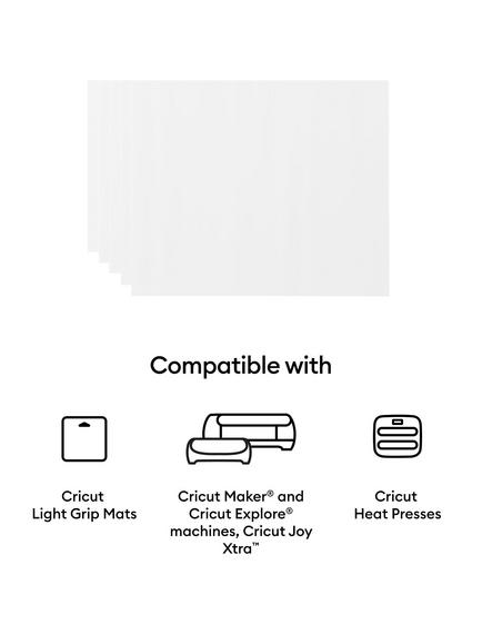 Cricut Printable A4 Iron-On for Dark Fabrics, 3 Sheets - view 2, Multi