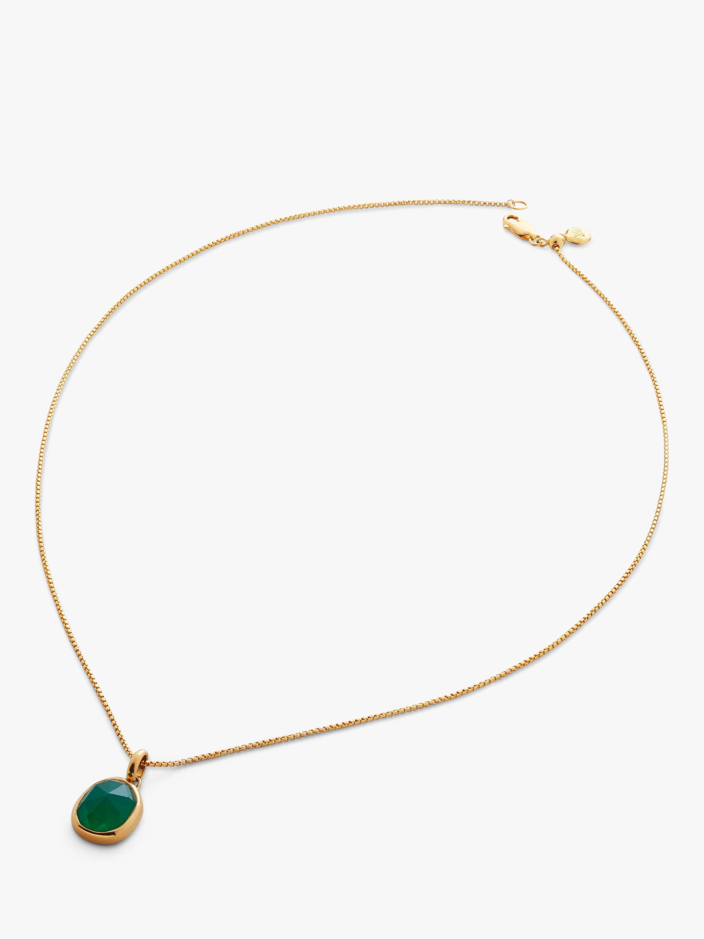 Product image 1 of 4, which shows Monica Vinader Siren Chain Necklace, Gold