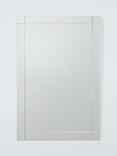 John Lewis Etched Bevelled Glass Rectangular Wall Mirror, 90 x 60cm, Clear