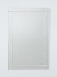 John Lewis Etched Bevelled Glass Rectangular Wall Mirror, 90 x 60cm, Clear