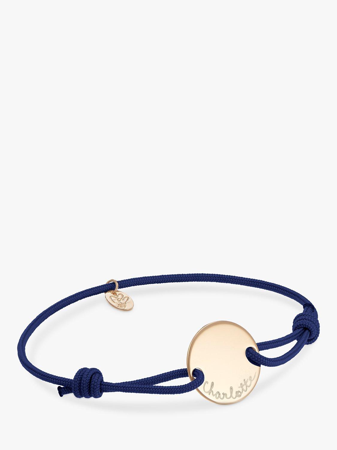 Merci Maman Personalised Pastille Braided Bracelet