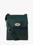 Mulberry Small Antony Classic Grain Leather Satchel, Mulberry Green