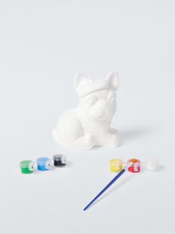 John Lewis Paint Your Own Frenchie Craft Kit, Multi