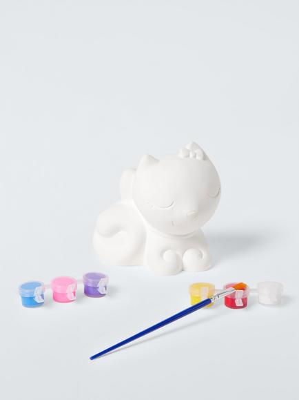 John Lewis Paint Your Own Kitty Craft Kit, Multi
