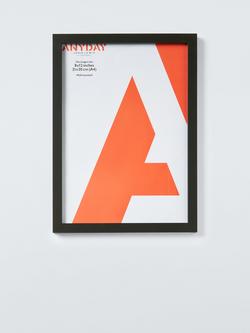 John Lewis MDF Poster Frame, Set of 2, A4 (21 x 30cm), Black - view 2, Black