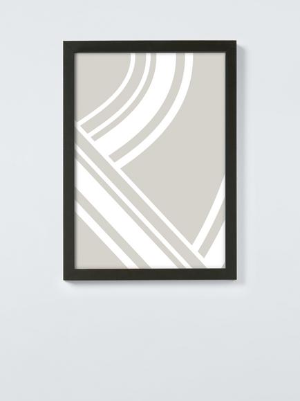 John Lewis MDF Poster Frame, Set of 2, A4 (21 x 30cm), Black - view 2, Black