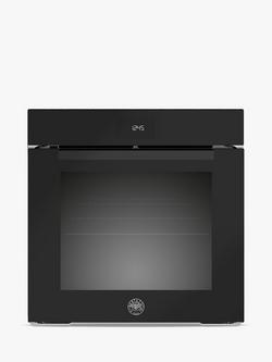 Bertazzoni Modern Series FMOD6115PLB2 60cm Built-In Electric Single Oven, Black Glass, Black Glass