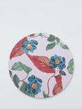 John Lewis X Collagerie Jaipur Rose Round Cork-Backed Placement, Multi
