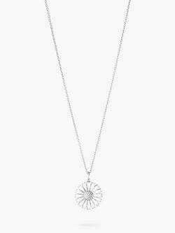Georg Jensen Daisy Pendant Necklace, Sterling Silver, Sterling Silver