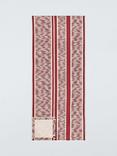 John Lewis X Collagerie Ikat Stripe Runner, Red