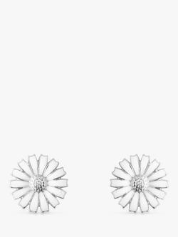 Georg Jensen Daisy Stud Earrings, Silver, Silver