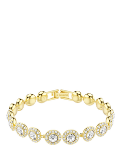 Swarovski Angel Crystal Bracelet, Gold Shiny, Gold Shiny