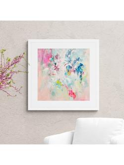 John Lewis Amanda Heath 'Barbados' Framed Print & Mount, 61.5 x 61.5cm, Pink/Multi - view 2, Pink/Multi