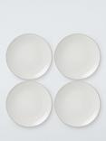 John Lewis ANYDAY Two Tone Stoneware Dinner Plate, Set of 4, 26cm