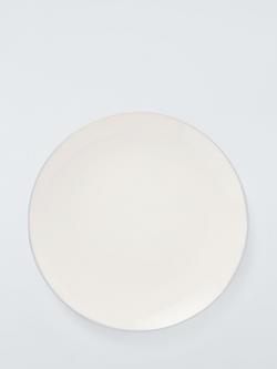 John Lewis Two Tone Stoneware Side Plate, Set of 4, 20cm, Blue