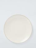 John Lewis ANYDAY Two Tone Stoneware Side Plate, Set of 4, 20cm, Pistachio