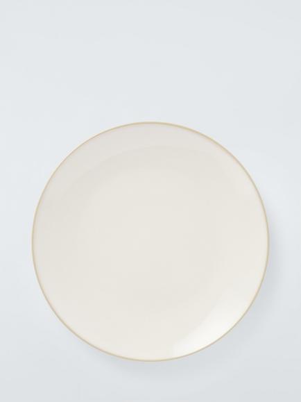 John Lewis Two Tone Stoneware Side Plate, Set of 4, 20cm, Pistachio