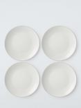 John Lewis ANYDAY Two Tone Stoneware Side Plate, Set of 4, 20cm, Grey