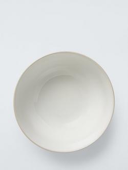 John Lewis Two Tone Stoneware Cereal Bowls, Set of 4, 15.5cm - view 2, Grey