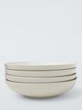 John Lewis ANYDAY Two Tone Stoneware Pasta Bowls, Set of 4, 23cm