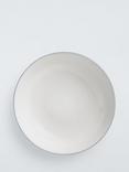 John Lewis Two Tone Stoneware Pasta Bowls, Set of 4, 23cm, Blue