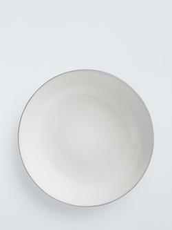 John Lewis Two Tone Stoneware Pasta Bowls, Set of 4, 23cm - view 2, Blue