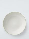 John Lewis Two Tone Stoneware Pasta Bowls, Set of 4, 23cm, Pistachio